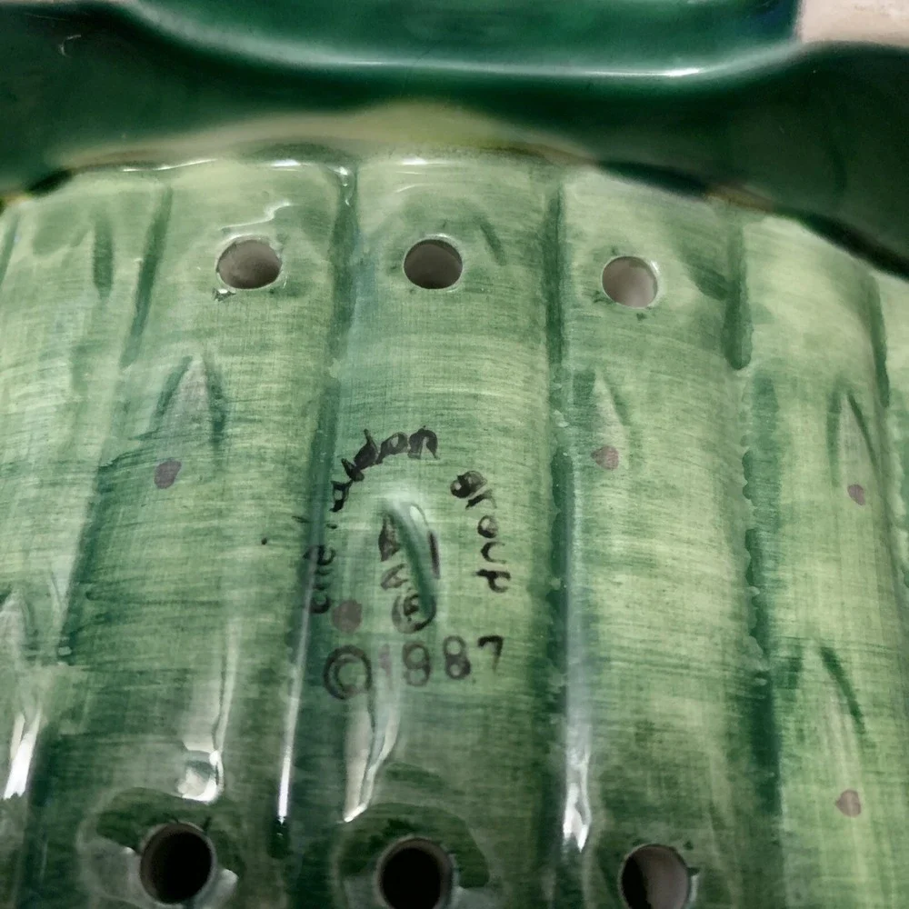 Vintage The Haldon‎ Group 1987 Curved Asparagus Dish Japan